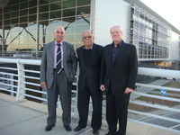 Keith Coggins with Dathar and KAT Driver in Erbil, Iraq